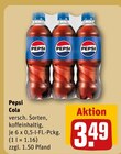 Cola im Angebot bei REWE in Laatzen Cola Angebote von Pepsi bei REWE Laatzen für 3,49 €