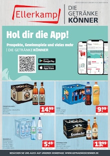 Krombacher im Getränke Ellerkamp Prospekt "DIE GETRÄNKEKÖNNER" mit 4 Seiten (Ibbenbüren)