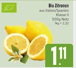 Bio Zitronen von  im aktuellen EDEKA Prospekt für 1,11 €