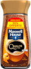 CAFÉ SOLUBLE MAXWELL HOUSE - MAXWELL HOUSE - Auchan Hypermarché CAFÉ SOLUBLE MAXWELL HOUSE - MAXWELL HOUSE à 5,30 € dans le catalogue Auchan Hypermarché