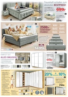Boxspringbett im Ostermann Prospekt "7 TAGE SHOPPING FESTIVAL" mit 12 Seiten (Essen)