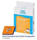 pH-/Chlor-Analysekit von Pool Champion im aktuellen Action Prospekt für 2,49 €