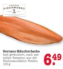 Serrano Räucherlachs im Angebot bei E center in Baden-Baden Serrano Räucherlachs Angebote von Fiedlers Fischmarkt bei E center Baden-Baden für 6,49 €