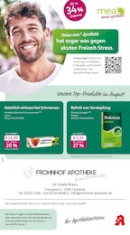 Apotheken Prospekt von mea - meine apotheke in Weilerswist Aktueller mea - meine apotheke Apotheken Prospekt für Weilerswist: Unsere August-Angebote mit 4} Seiten, 01.08.2026 - 31.08.2026
