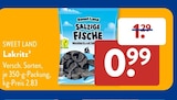 Lakritz im ALDI SÜD Prospekt Lakritz³ von SWEET LAND im aktuellen ALDI SÜD Prospekt für 0,99 €
