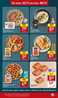 Promotion Bleu dans le prospectus Aldi, valable du 02/12/2025 au 08/12/2025 Promo Bleu dans le catalogue Aldi du moment à la page 5