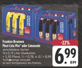 Mexi Cola Mix Angebote von Franken Brunnen bei EDEKA Ansbach für 6,99 €