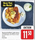 Seelachsfilet gebraten im aktuellen E center Prospekt