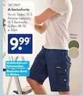Arbeitsshorts im ALDI SÜD Prospekt Arbeitsshorts von Top Craft im aktuellen ALDI SÜD Prospekt für 9,99 €
