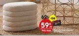 Pouf coffre Giulia bouclette - Maxi Bazar à Aix-en-Provence Pouf coffre Giulia bouclette en promo chez Maxi Bazar Aix-en-Provence à 59,99 €