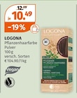 Pflanzenhaarfarbe Pulver von LOGONA im aktuellen Müller Prospekt für 10,49 €