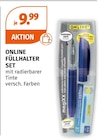 Füllhalter Set im Angebot bei Müller in Ansbach Füllhalter Set Angebote von ONLINE bei Müller Ansbach für 9,99 €