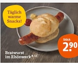 Aktuelle Bratwurst Angebote bei tegut in Ingolstadt Aktuelles Bratwurst im Rhönweck Angebot bei tegut in Ingolstadt ab 2,90 €