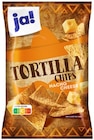 Tortilla Chips Nacho Cheese oder Tortilla Chips mit Salz Angebote von ja! bei REWE Erfurt für 1,59 €