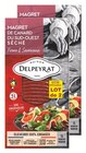 Magrets de canard du Sud Ouest tranchés et séchés x2 - Delpeyrat - Intermarché à Rouen Magrets de canard du Sud Ouest tranchés et séchés x2 - Delpeyrat en promo chez Intermarché Rouen à 4,54 €