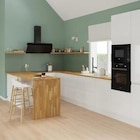 Promo Cuisine Glorian blanc brillant à 429,00 € dans le catalogue Brico Dépôt à Barberey-Saint-Sulpice