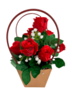 Sac kraft avec 9 roses artificielles et gypsophiles - Norma à Colmar Sac kraft avec 9 roses artificielles et gypsophiles en promo chez Norma Colmar à 9,99 €