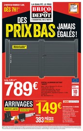 Catalogue Brico Dépôt du moment, 17/06/2022 - 30/06/2022 Prospectus Brico Dépôt en cours, "Des prix bas jamais égalés !",12 pages