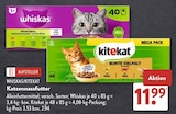 Katzennassfutter von Whiskas im aktuellen ALDI SÜD Prospekt für 11,99 €