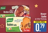 Soße zu Braten Extra im EDEKA Prospekt Soße zu Braten Extra von Knorr im aktuellen EDEKA Prospekt für 0,79 €