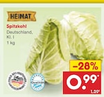 Spitzkohl von Heimat im aktuellen Netto Marken-Discount Prospekt für 0,99 €