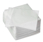 Lot de 500 serviettes blanches - - en promo chez Carrefour Caen à 2,99 €
