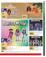 Monster High Angebote im Prospekt "LA SAISON DES JOUETS EST OUVERTE" von Carrefour auf Seite 49