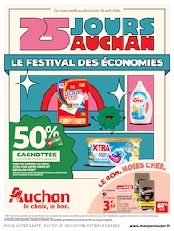 Catalogue Auchan Hypermarché "25 JOURS AUCHAN" à Ouzouer-sur-Loire et alentours, 34 pages, 08/04/2026 - 19/04/2026