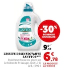 Lessive desinfectante (a)(b) - SANYTOL en promo chez Super U Versailles à 6,78 €