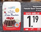 Zucker im EDEKA Prospekt Feinster Back-Zucker von Südzucker im aktuellen EDEKA Prospekt für 1,19 €