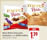 Merci Petits Chocolate Collection oder Kaffee Sahne bei E center im Kenn Prospekt für 1,39 €