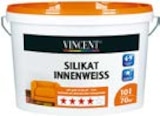 Mineralfarbe Silikat Innenweiß von Vincent für 51,99 € bei Hellweg im Angebot Mineralfarbe Silikat Innenweiß von Vincent im aktuellen Hellweg Prospekt