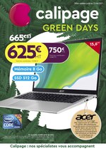 Catalogue Calipage à Orange, avec 8 pages Prospectus Calipage à Orange, "Green days", 8 pages, 10/05/2021 - 22/05/2021