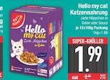 Aktuelles Hello my cat Katzennahrung Angebot bei E center in Augsburg ab 1,99 €
