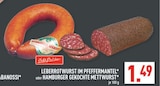 Aktuelles LEBERROTWURST IM PFEFFERMANTEL oder HAMBURGER GEKOCHTE METTWURST Angebot bei Marktkauf in Bielefeld ab 1,49 €