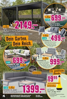 Gartenmöbel im Hornbach Prospekt "Dein Wille verlegt Deine Terrasse." mit 31 Seiten (Nürnberg)