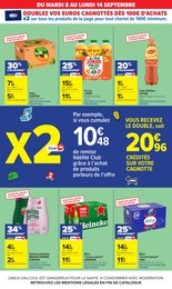 Prix et réduction Eau minérale gazeuse dans le prospectus Carrefour en cours Offre Eau minérale gazeuse dans le catalogue Carrefour du moment à la page 12