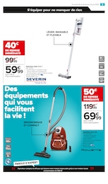 Offre Aspirateur Sans Sac dans le catalogue Carrefour Market du moment à la page 7