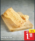 Blätterteig-Käse-Stange für 1,11 € bei E center im Angebot Blätterteig-Käse-Stange im aktuellen E center Prospekt