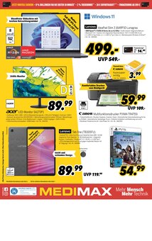 Drucker im aktuellen MEDIMAX Prospekt (Mönchengladbach) Drucker im MEDIMAX Prospekt "TOP-TECHNIK. TOP GELIEFERT." mit 8 Seiten (Mönchengladbach)