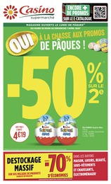 Prospectus Casino Supermarchés à Blanzy, "OUI À LA CHASSE AUX PROMOS DE PÂQUES !", 48 pages, 26/03/2024 - 07/04/2024