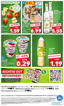 Äpfel im Kaufland Prospekt "Aktuelle Angebote" mit 62 Seiten (Mönchengladbach)