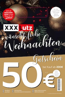 XXXLutz Möbelhäuser Prospekt XXXLutz wünscht frohe Weihnachten mit 8 Seiten
