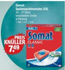 Spülmaschinentabs XXL von Somat im aktuellen V-Markt Prospekt für 7,49 €