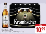 Krombacher Pils Angebote von Krombacher bei E center Neustadt für 10,99 €