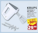 Handmixer 3 Mix 4000 im Angebot bei famila Nordwest in Lingen Handmixer 3 Mix 4000 Angebote von KRUPS bei famila Nordwest Lingen für 29,99 €