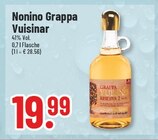 Grappa Vuisinar im Angebot bei Trinkgut in Lünen Grappa Vuisinar Angebote von Nonino bei Trinkgut Lünen für 19,99 €