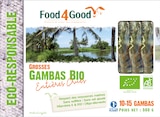 Promo Gambas entières crues - 500 g à 16,75 € dans le catalogue NaturéO à Sucé-sur-Erdre