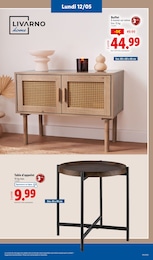Prix et réduction Meuble Salon dans le prospectus Lidl en cours Offre Meuble Salon dans le catalogue Lidl du moment à la page 65