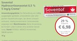 Hydrocortisonacetat 0,5 % 5 mg/g Creme bei LINDA im Prospekt "" für 6,98 €